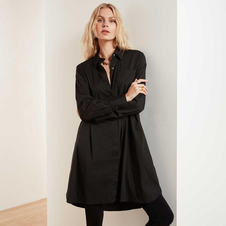 James Perse Tunic Shirt Dress