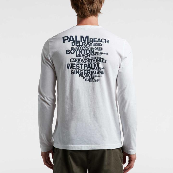 James Perse Long Sleeve Crew Palm Beach