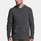 James Perse Felted Cashmere Pullover Hoody