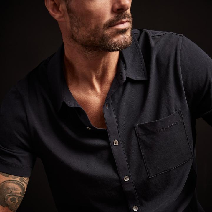 James Perse Clean Finish Jersey Shirt