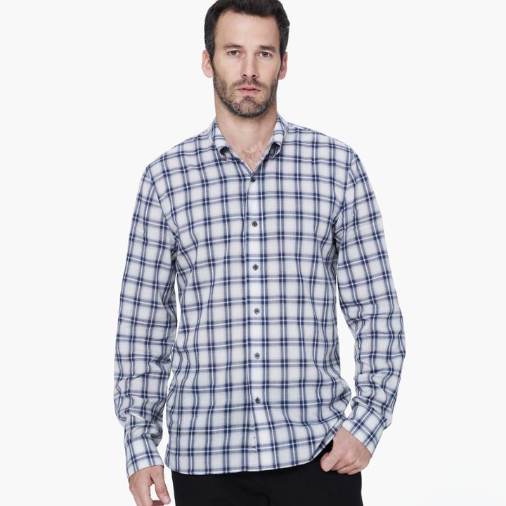 James Perse Super Fine Plaid Shirt