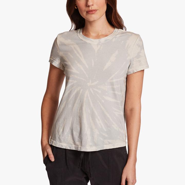 James Perse Vintage Spiral Bleach Tee - Online Exclusive