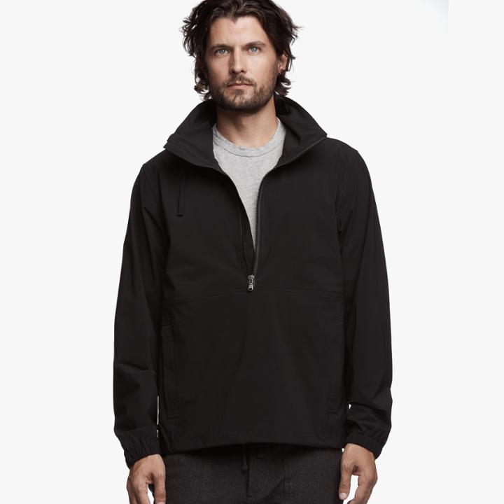 James Perse Lightweight Half-zip Windbreaker