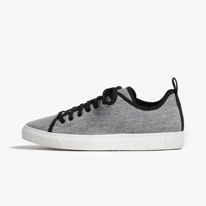 James Perse Carbon Melange Jersey Sneaker - Mens