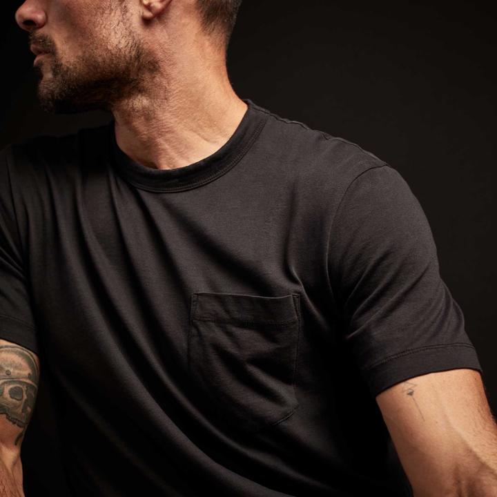 James Perse Elevated Lotus Jersey Pocket Tee