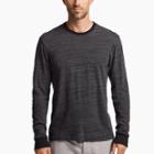 James Perse Top Dyed Jersey Long Sleeve Crew
