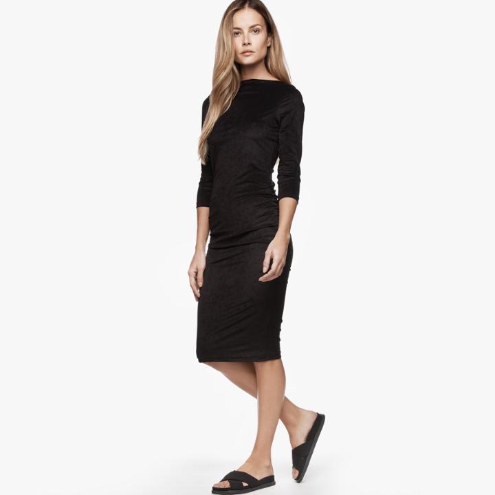 James Perse Stretch Velvet Dress