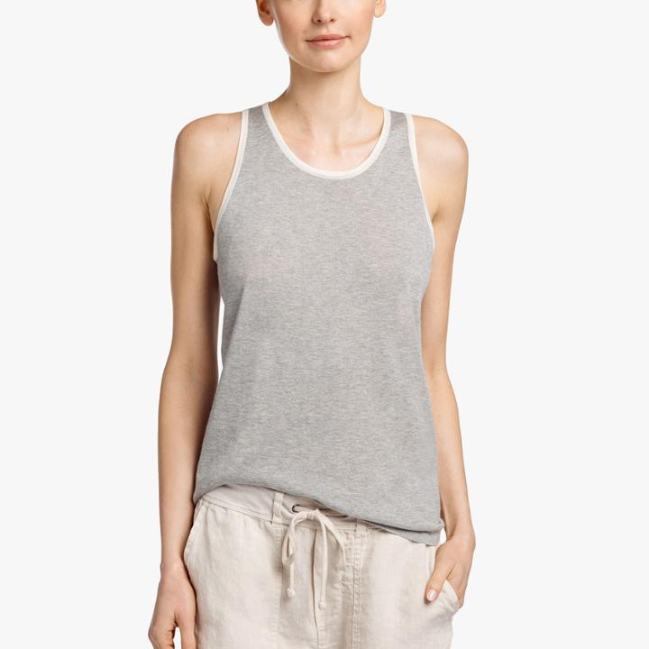 James Perse Organic Cotton Cashmere Tank