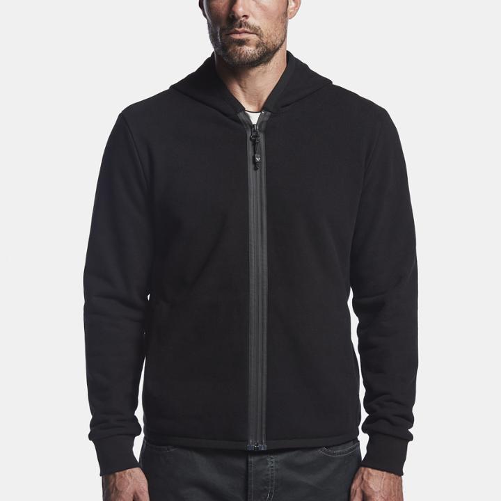 James Perse Y/osemite Mesh Lined Zip-up Hoodie