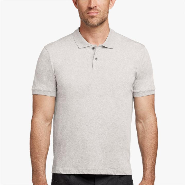 James Perse Cotton Cashmere Clean Jersey Polo