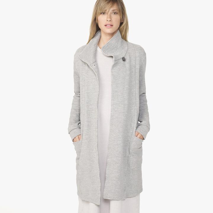 James Perse French Terry Fleece Coat