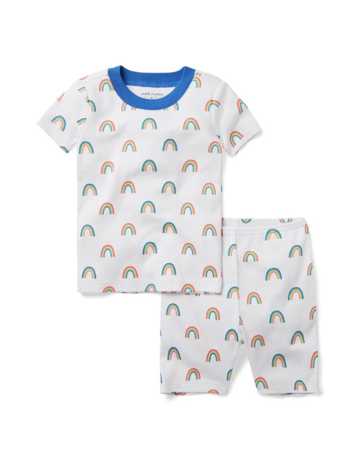 Rainbows Forever Short Pajama Set