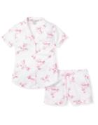 Petite Plume Women's English Rose Floral Short Pajama Set