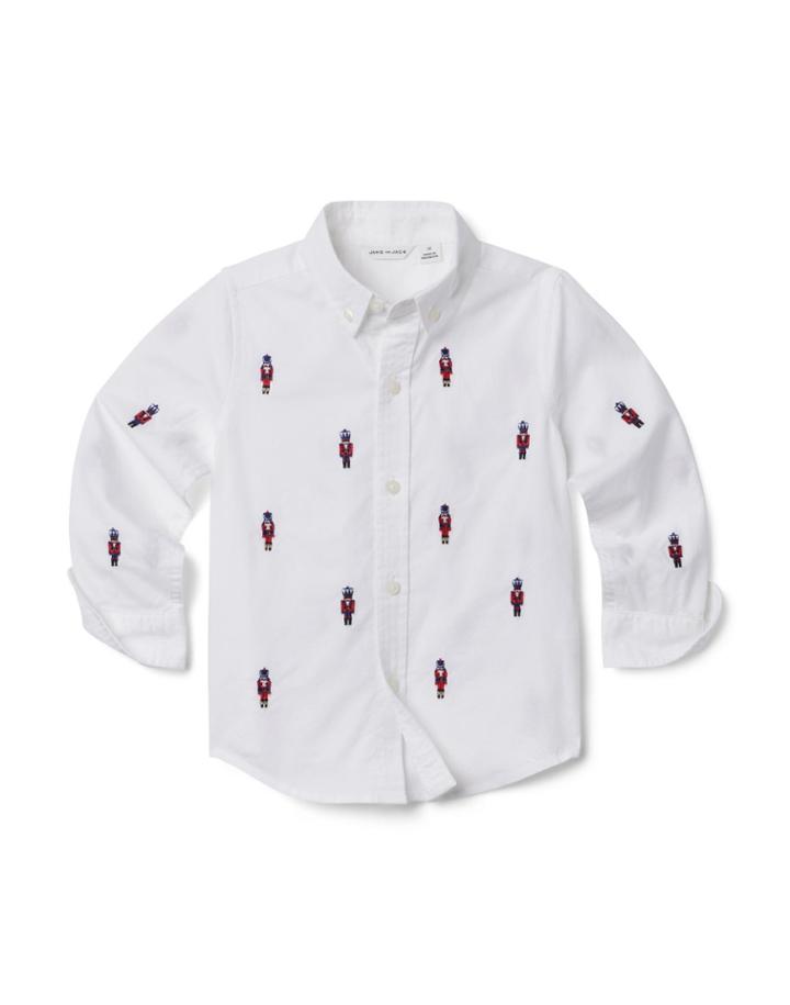 Embroidered Nutcracker Oxford Shirt