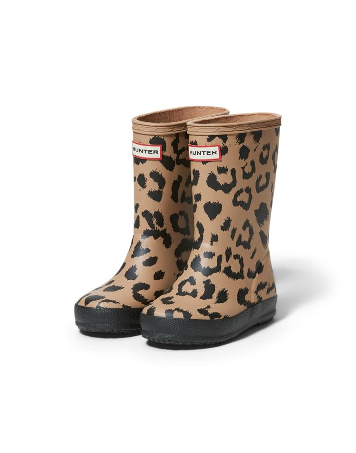 Hunter Original Kids First Classic Leopard Rain Boot