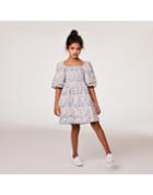 The Natalie Floral Smocked Bubble Sleeve Dress