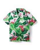 Tropical Flamingo Cabana Shirt