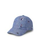 Embroidered Sailboat Cap