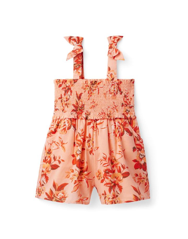 Floral Smocked Romper