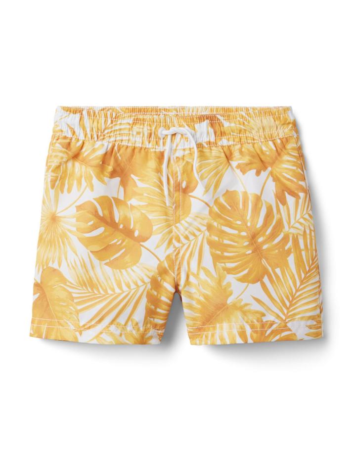 Palm Swim Trunk