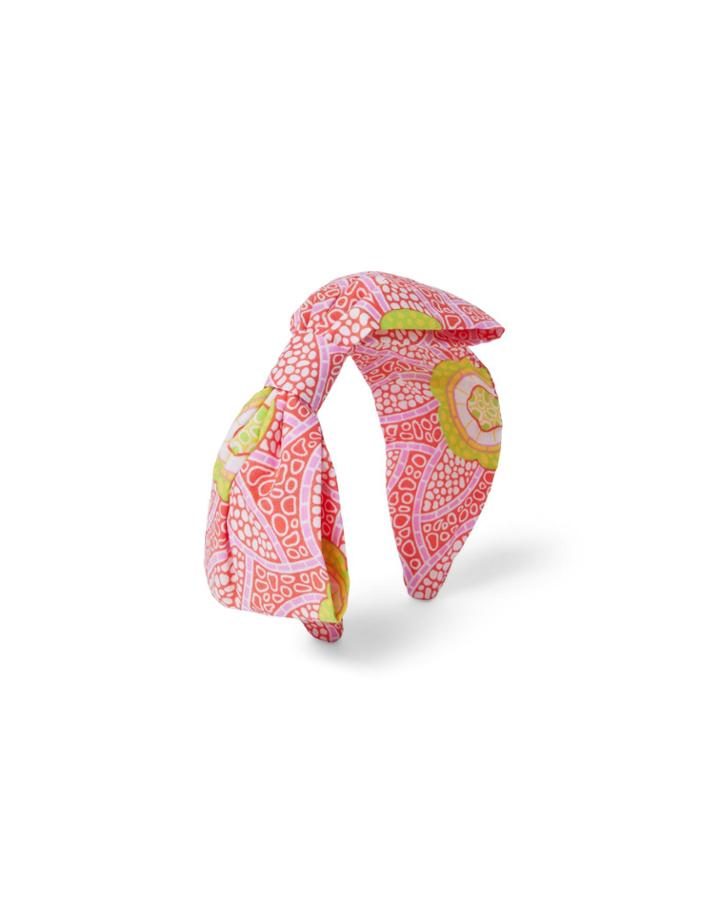 Kaavia James Floral Block Print Bow Headband