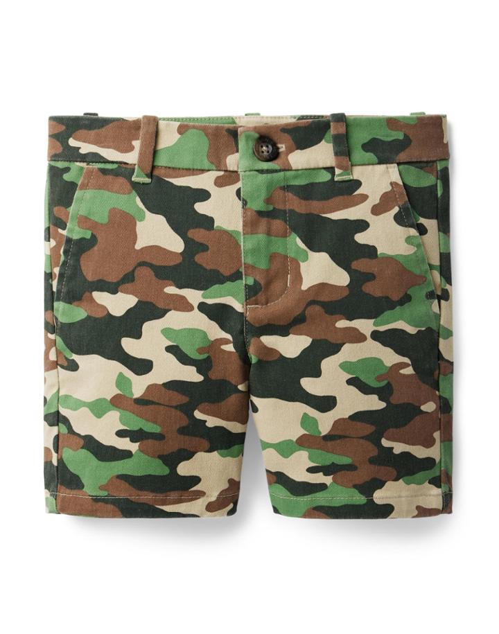 Camo Stretch Twill Short