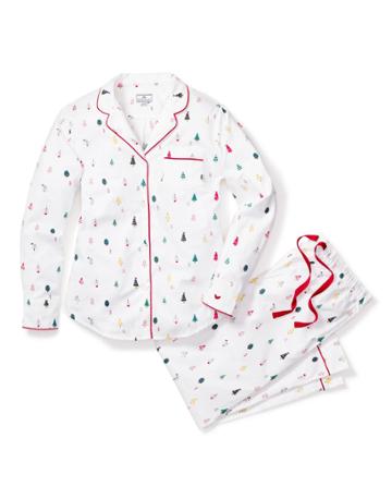 Petite Plume Women's Merry Trees Pajama Set