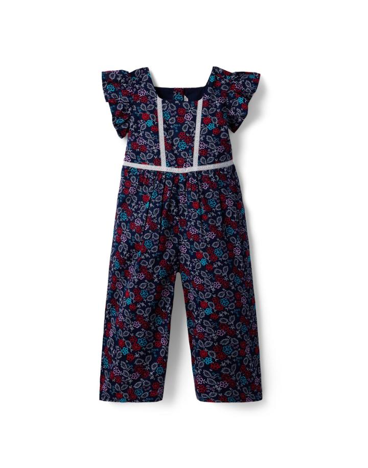 Floral Wide-leg Jumpsuit