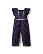 Floral Wide-leg Jumpsuit