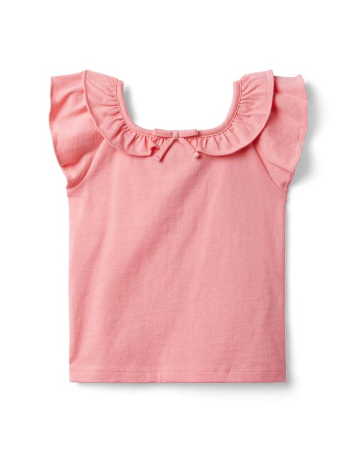 Ruffle Trim Top