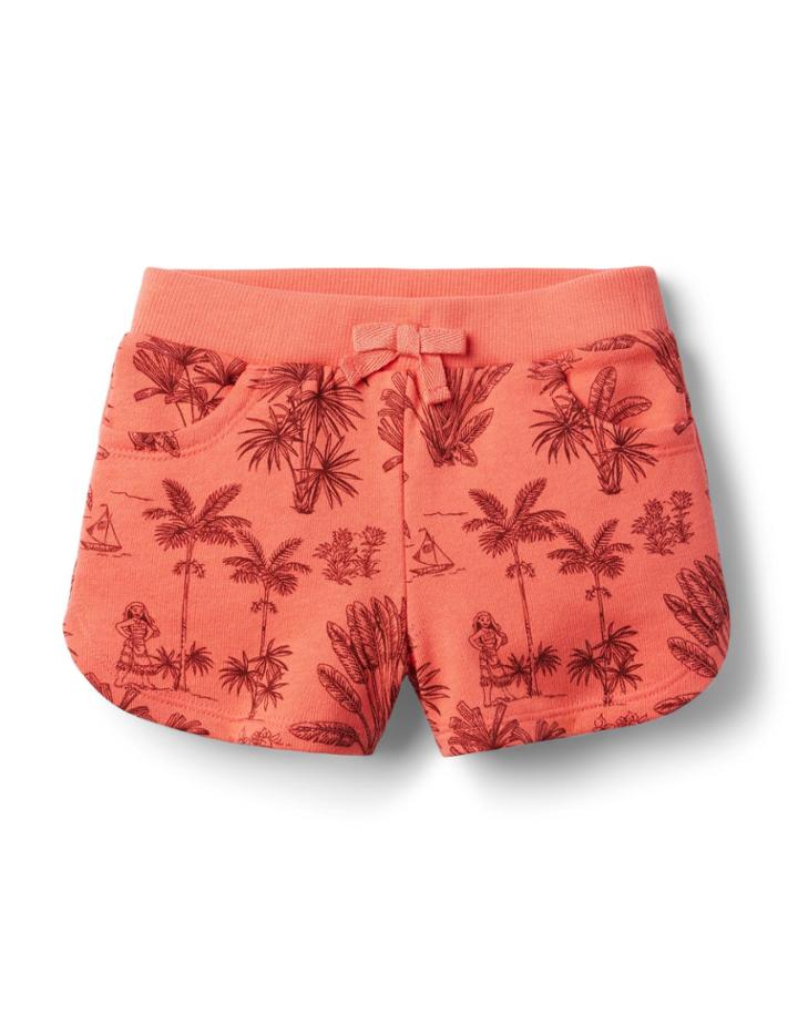 Disney Moana Palm Toile Short