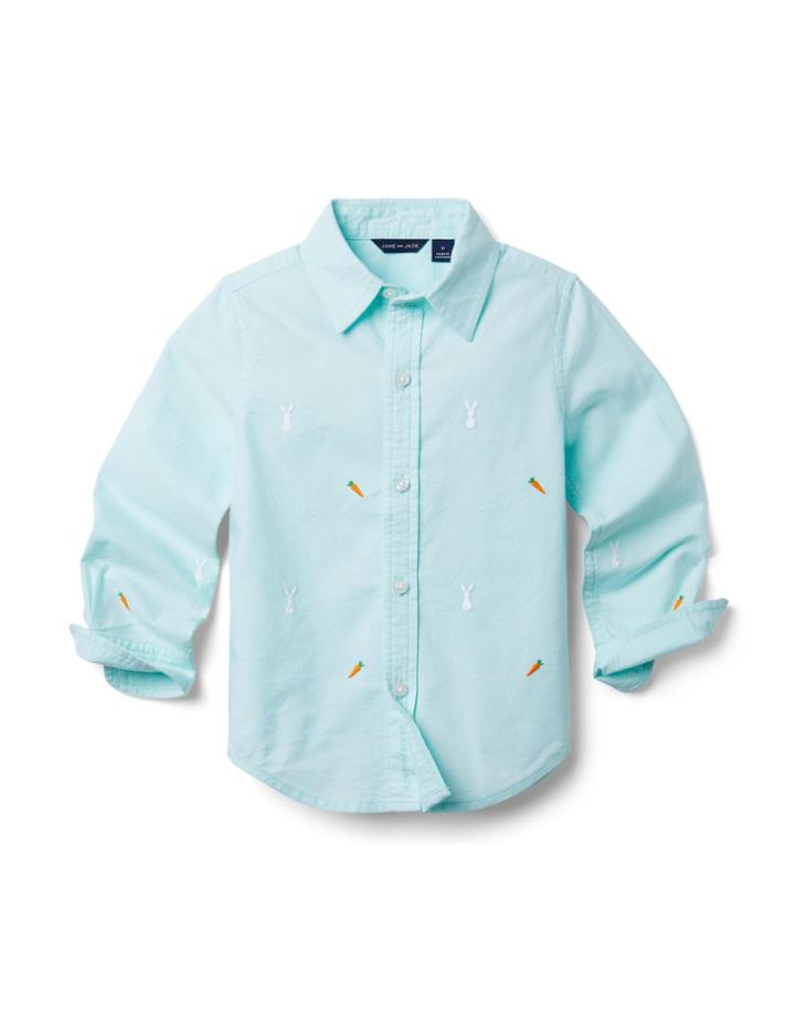 Embroidered Oxford Shirt