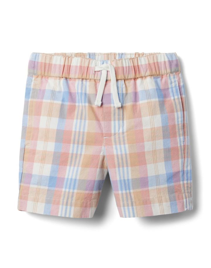 Madras Plaid Pull-on Short