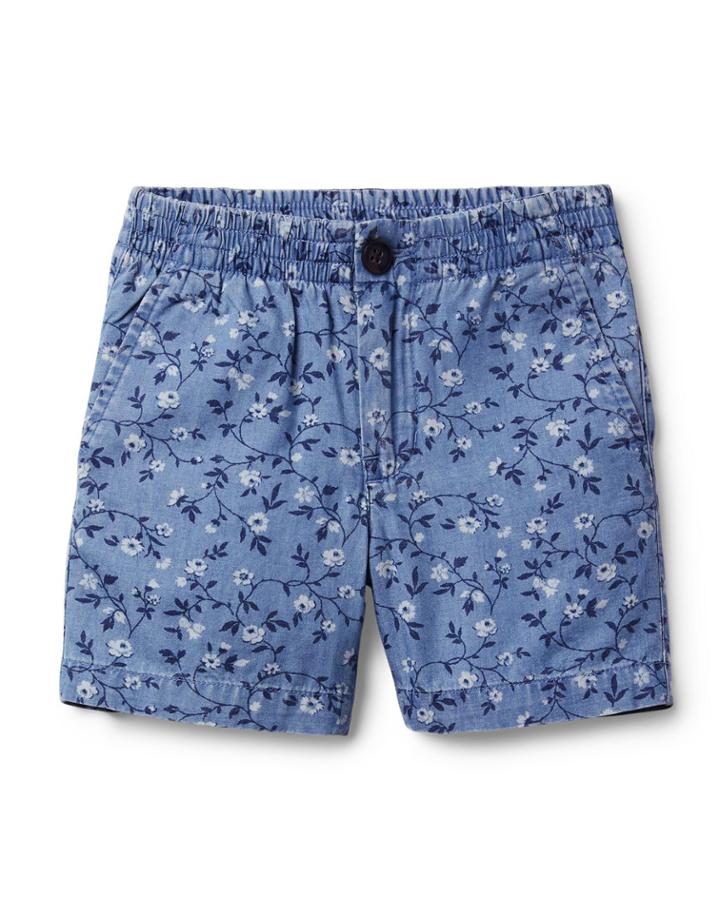 Ditsy Floral Chambray Short
