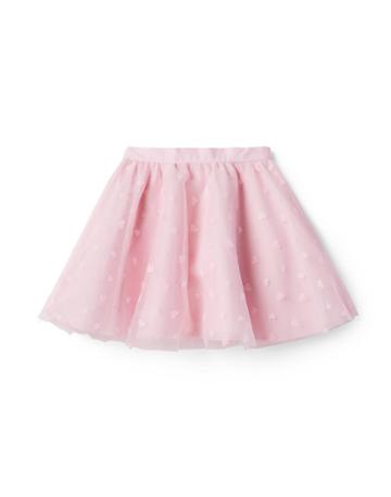 Glitter Heart Tulle Skirt