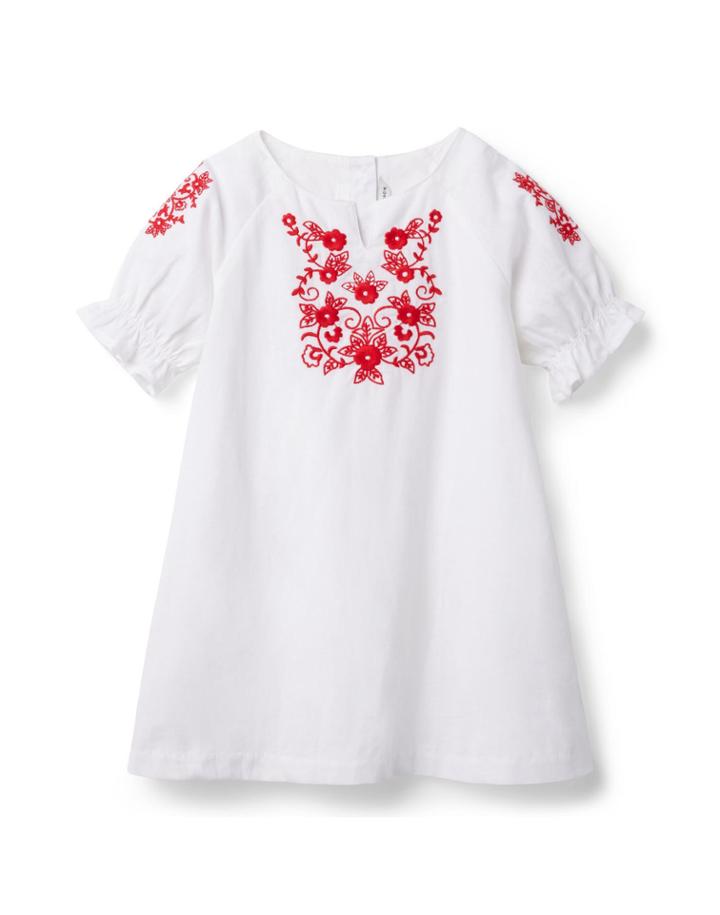 Embroidered Tunic Dress