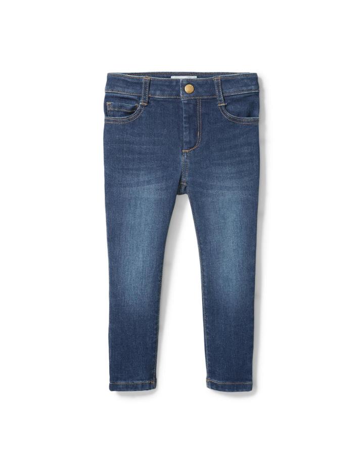 Skinny Jean In Ocean Faded Wash