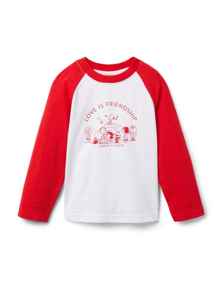 Peanuts Snoopy And Friends Baseball Tee