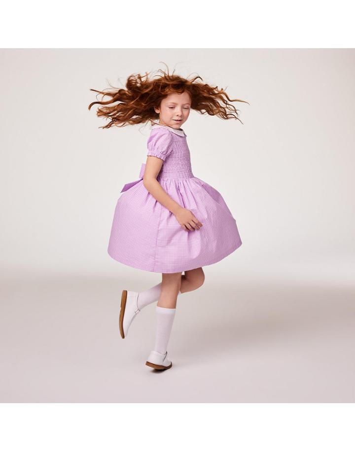 The Charlotte Gingham Smocked Dress