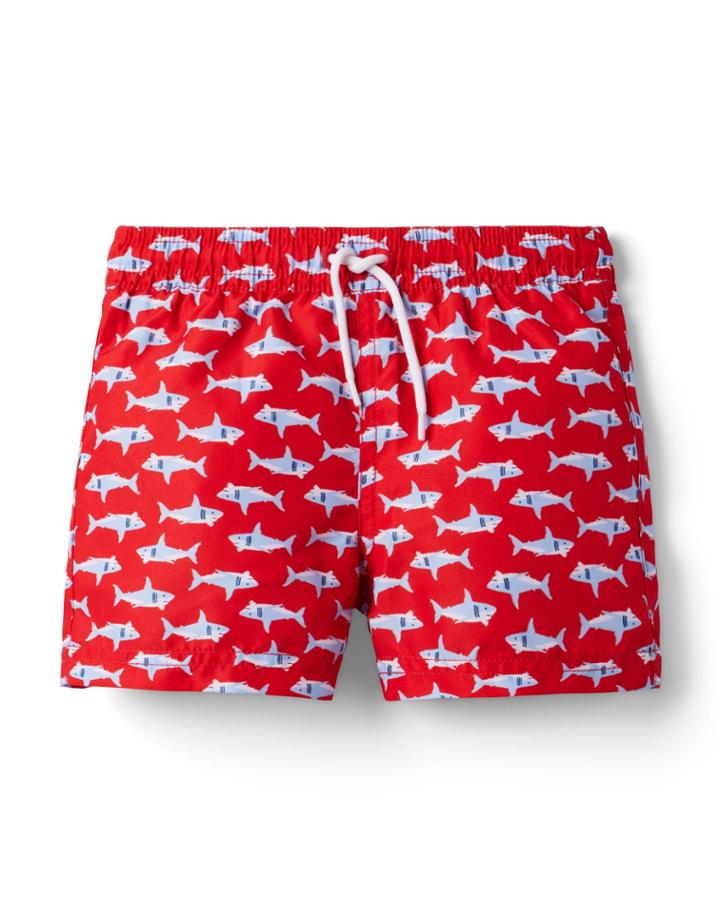 Shark Recycled Swim Trunk