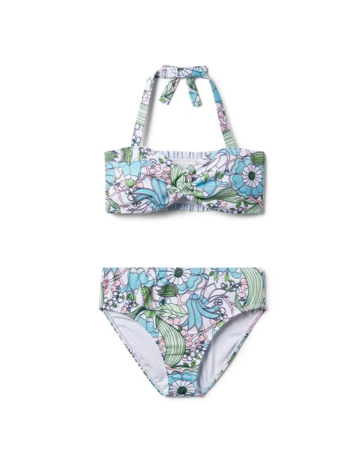 Floral Halter Recycled 2-piece Swimsuit