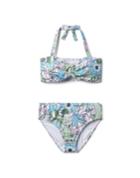 Floral Halter Recycled 2-piece Swimsuit