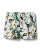 Tropical Jungle Canvas Short