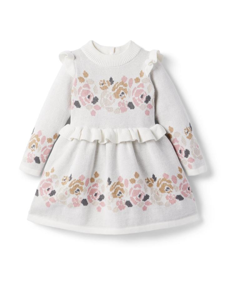 Floral Sweater Dress