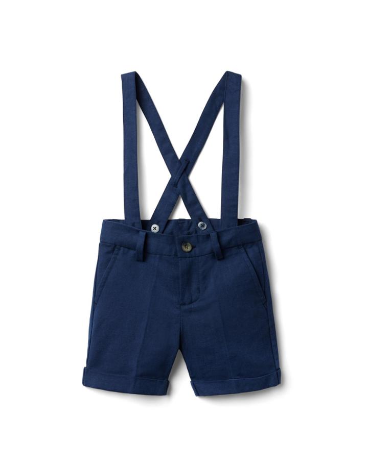 Linen Suspender Short