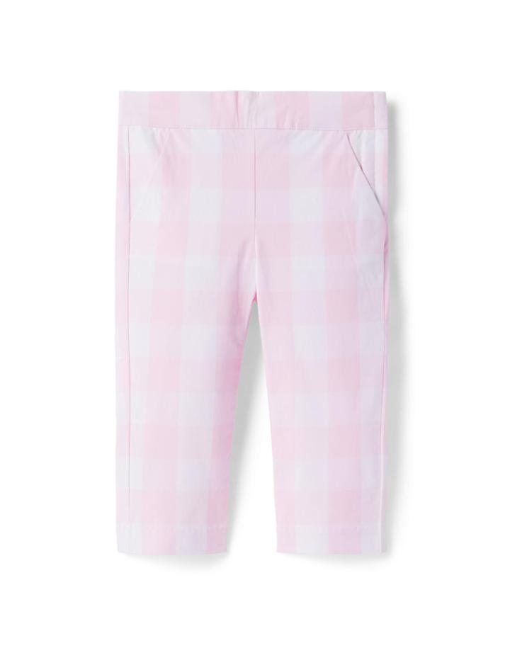 Gingham Canvas Pant