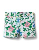 Floral Pique Short