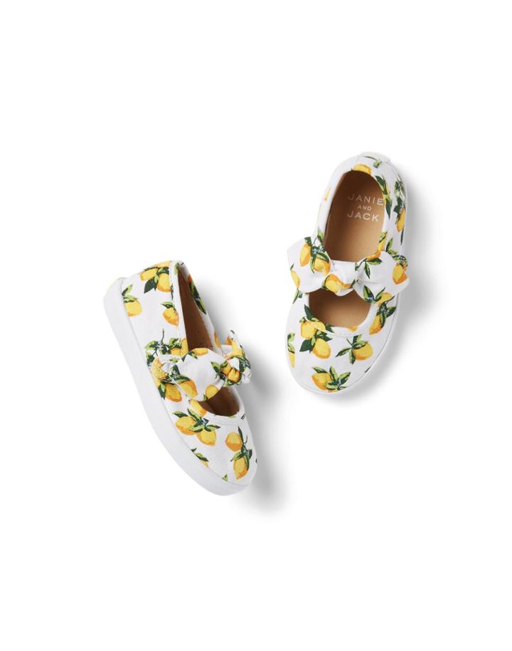 Lemon Bow Sneaker