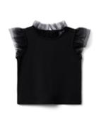Tulle Sleeve Top