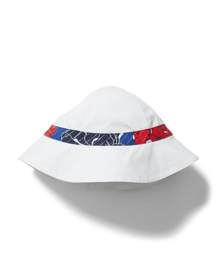 Floral Ribbon Sun Hat